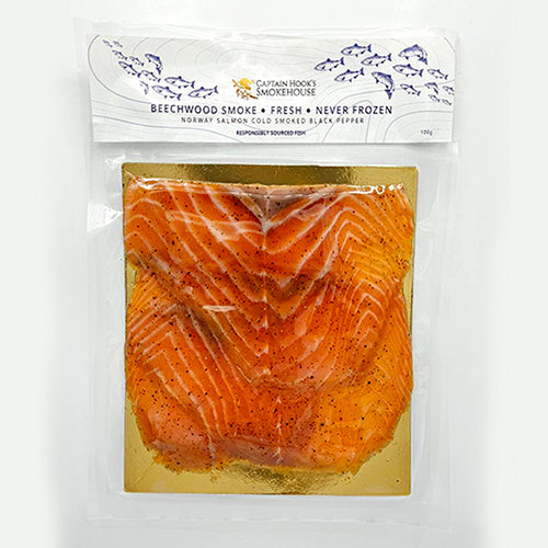 Norway Salmon Cold Smoked Black Pepper | นอร์เวย์แซลม่อนรมควันพริกไทยดำ