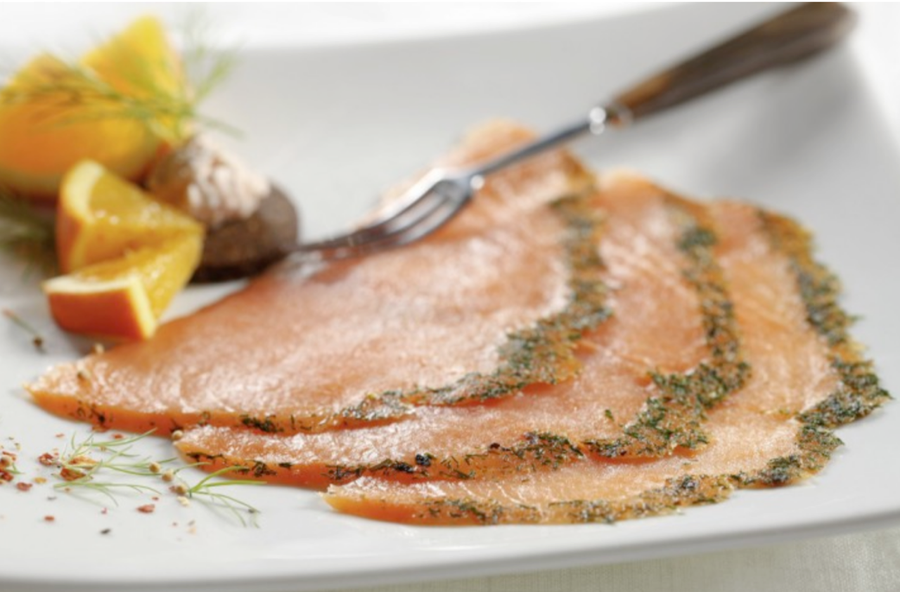 Norwegian Salmon Cold Smoked DILL 80G - Captain Hook's Smokehouse, Thailand | The Best Smoked Food in Town