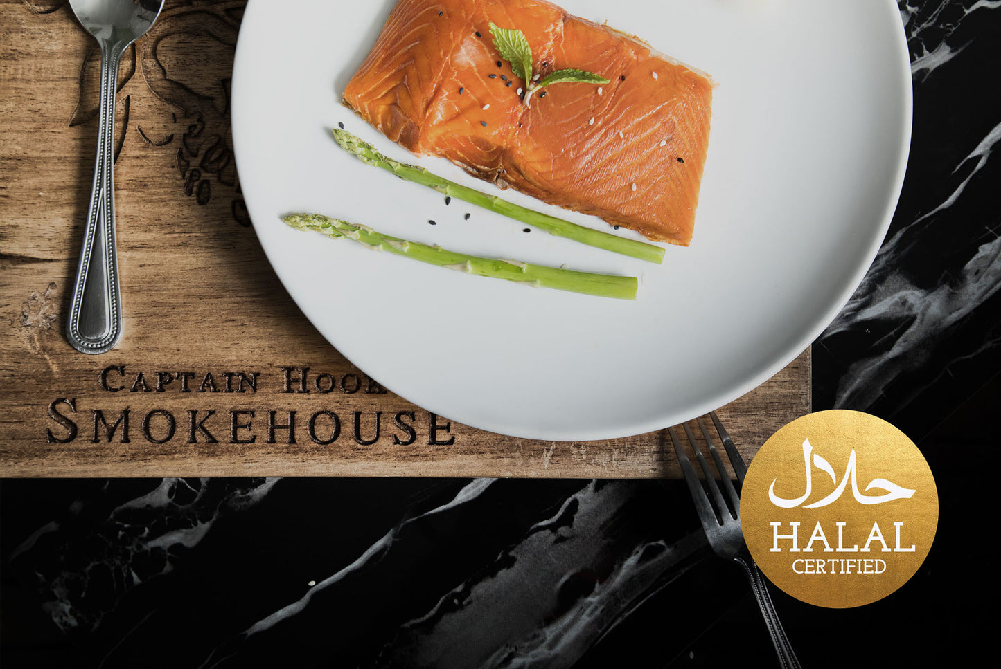 Hot Smoked Atlantic Salmon 150-200g | ปลาแซลม่อนรมควันร้อน 150-200 กรัม