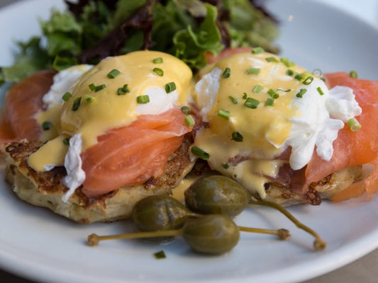 Eggs Benedict with Smoked Salmon - Captain Hook's Smokehouse, Thailand | The Best Smoked Food in Town