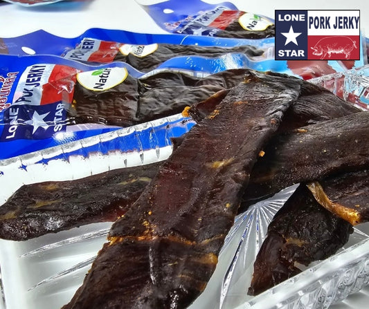 Texas Style Lone Star Pork Jerky / หมูอบแห้งสไตล์แท็กซัส