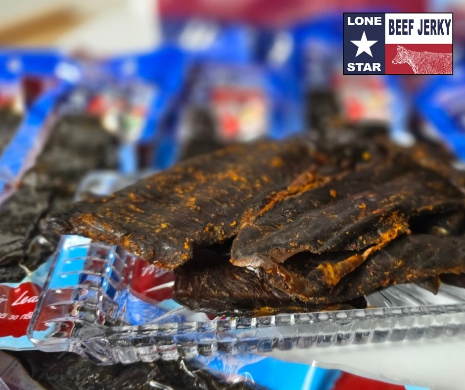 Texas Style Lone Star Beef Jerky / เนื้ออบแห้งสไตล์แท็กซัส