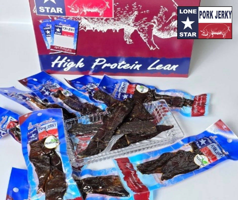 Texas Style Lone Star Pork Jerky / หมูอบแห้งสไตล์แท็กซัส