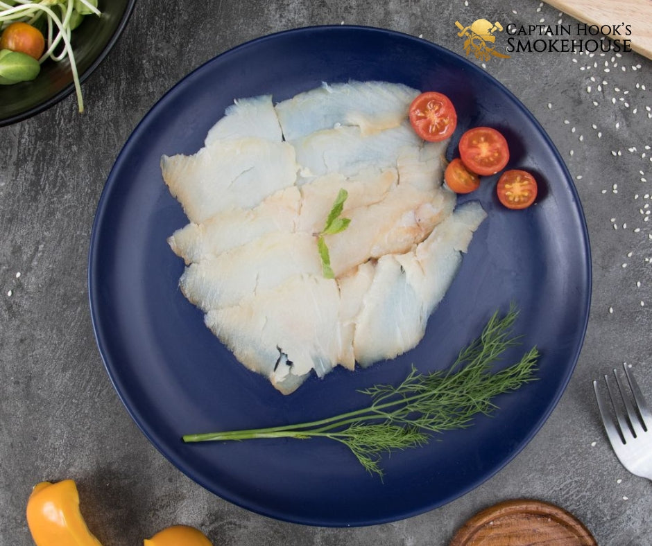 Cold-Smoked Norway Halibut 1KG / ปลาฮาลิบัทรมควัน 1 กิโลกรัม