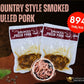 Country Style Smoked Pulled Pork | หมูฉีกรมควัน